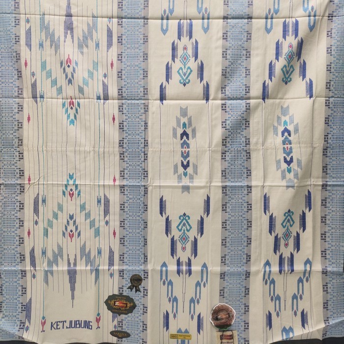 sarung Tenun KETJUBUNG benang 210 Full sutra Songket Gunung SSG