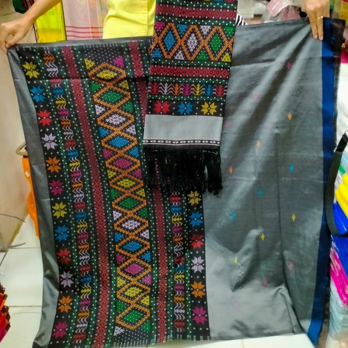 Songket Tarutung Sadum Sutra Tarutung Abu Abu