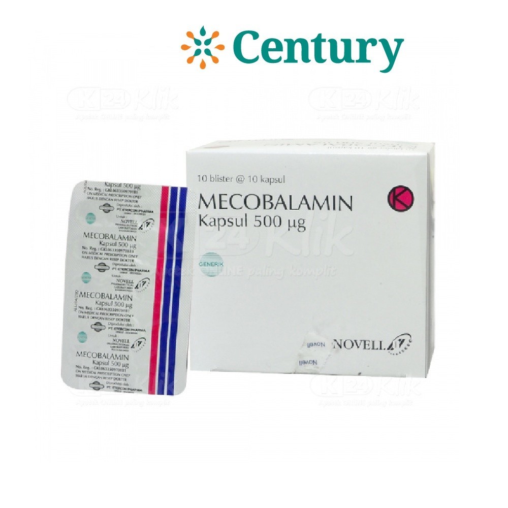 MECOBALAMIN NOVEL 500 MG 1 BLISTER ISI 10 TABLET