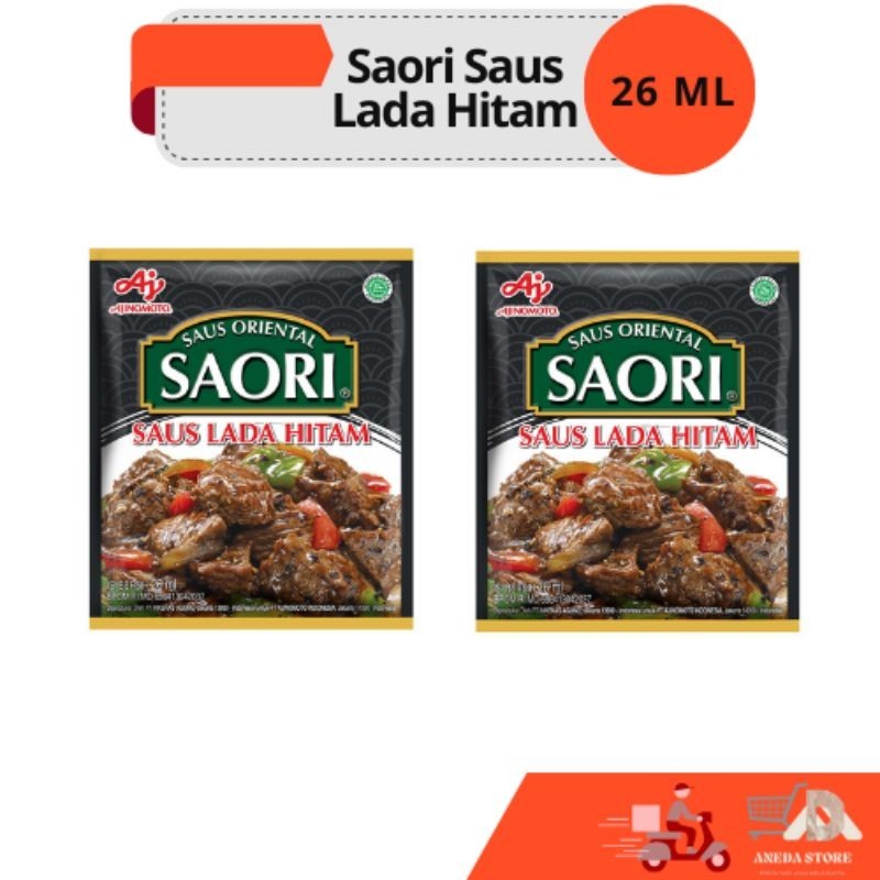 

Saori Saus Lada Hitam | 26 ML