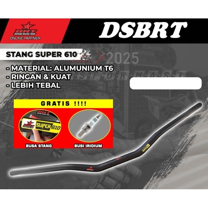Terlaris STANG BRT FATBAR LOW SUPER 610 & BUSA STANG UNIVERSAL TRAIL CROSS