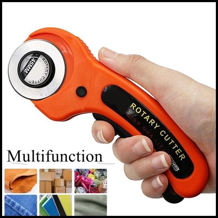 

HOT DEAL ROTARY CUTTER KIT 45MM PEMOTONG PUTAR BLADE GUNTING POTONG BAHAN