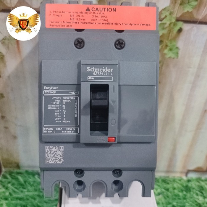 mccb Schneider breaker EZC100F 3P 40a EZC100F3040 3phase 40 a 3 phase