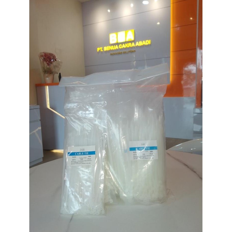

Tali Segel Plastik 3,6 X 150 Mm - Kabel Ties - Isi 1000 Pcs Kualitas Premium