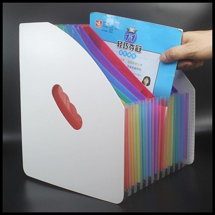 

TERMURAH 13 SEKAT BOX FILE FOLDER A4 DOKUMEN MAP BAG EXPANDING MEJA