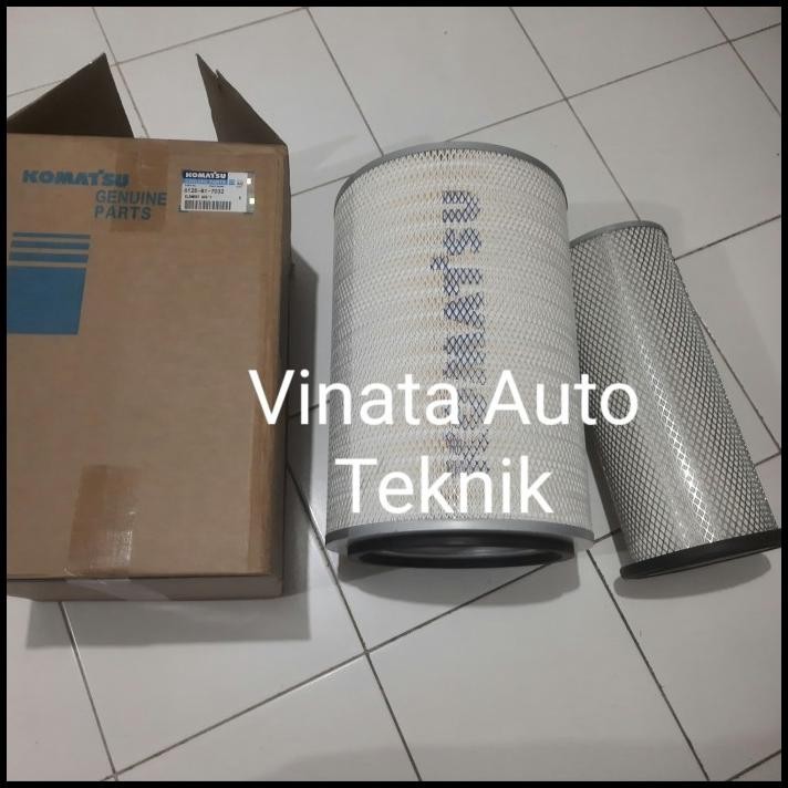 GRATIS ONGKIR FILTER HAWA KOMATSU 6125-81-7032 / 600-181-4300 SET (2 PCS)