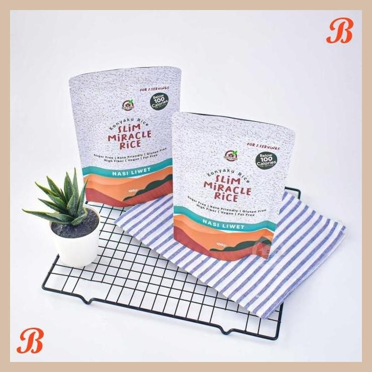 

| HOF | SLIM MIRACLE RICE NASI LIWET (KONNYAKU RICE)