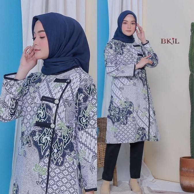 Recomend Batik Tunik Modern Batik Tunik Atasan Wanita - Tunik Anisa. A, L .,