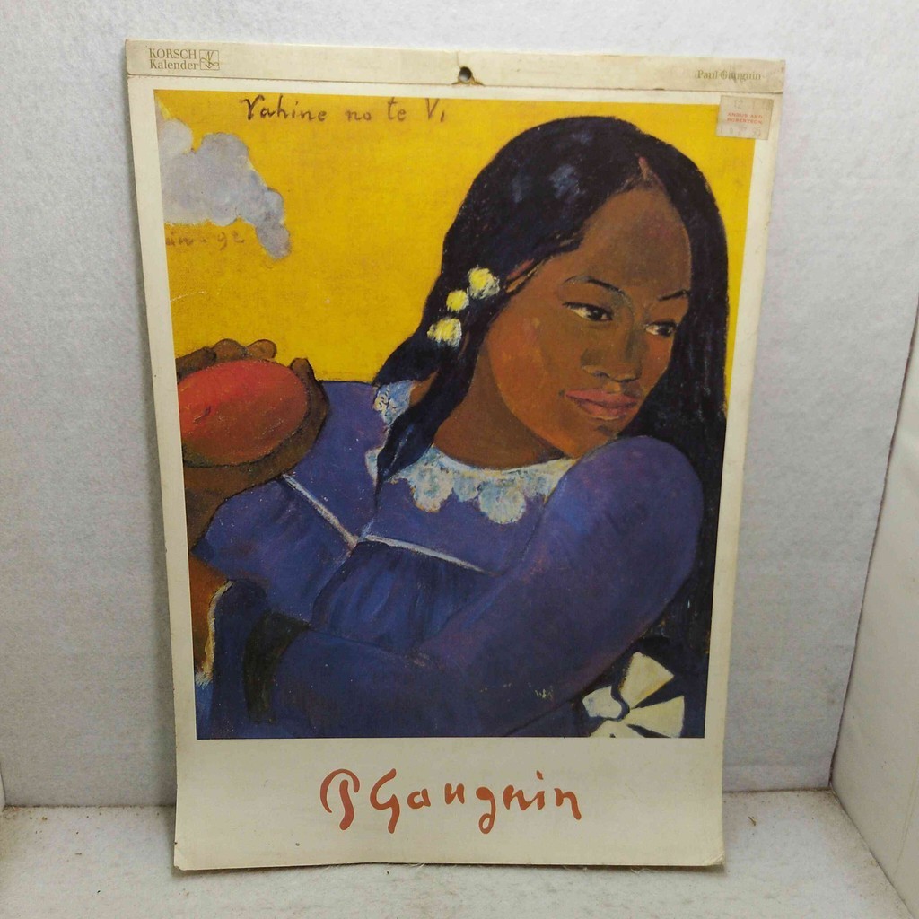 Paul Gauguin Korsch Kalender 1992 Calendar Art Import - Seni