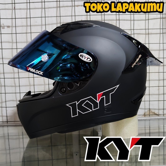 Helm full face Kyt R10 Paket Ganteng