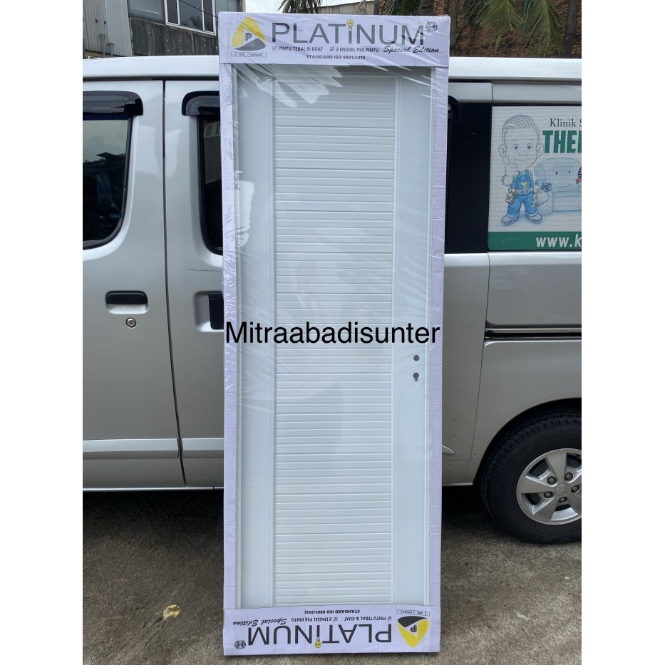 Terlaris PINTU PVC TEBAL PLATINUM 70 x 200 - PUTIH FULL PANEL