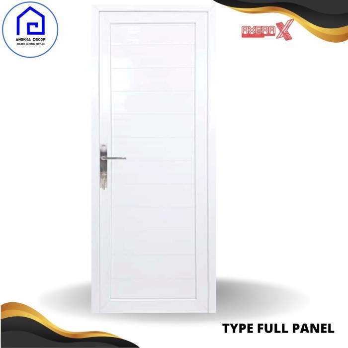 Terlaris Pintu UPVC AXERA tipe Full panel kamar mandi/tidur uk.70x200/80x200 cm