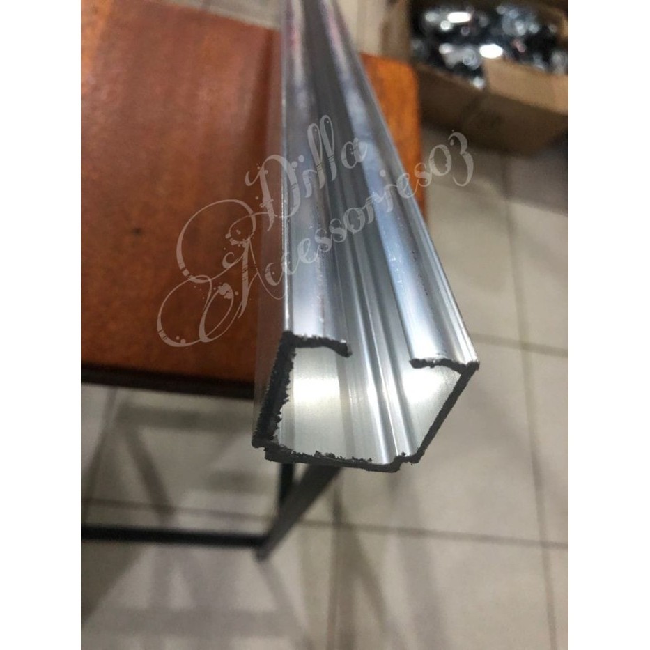 Terlaris REL TRACK HUSKY PINTU LIPAT PANJANG 2 MTR ALUMINIUM