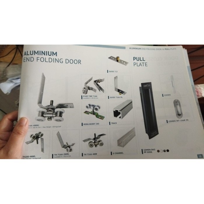 Terlaris Pintu Lipat Dekson (Pintu Kayu) 3 Daun Pintu