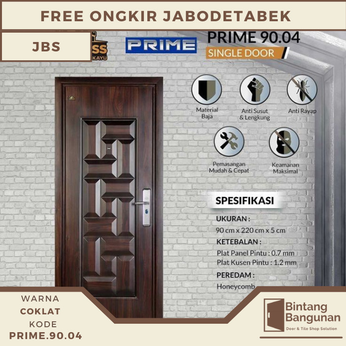 Terlaris Pintu Baja 90.04 PRIME Fortress JBS (Prime Quality)