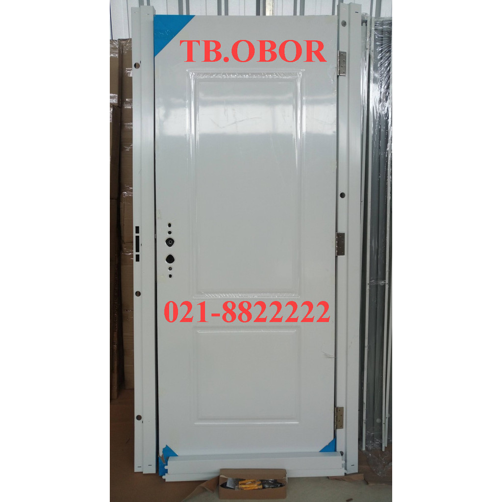 Terlaris pintu kamar tidur utama motif kotak double besar minimalis warna putih