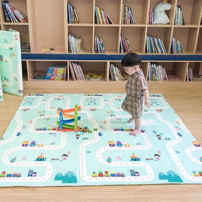 Playmat Premium Bahan Xpe 150X200Cm Tikar Lipat Import Xpe