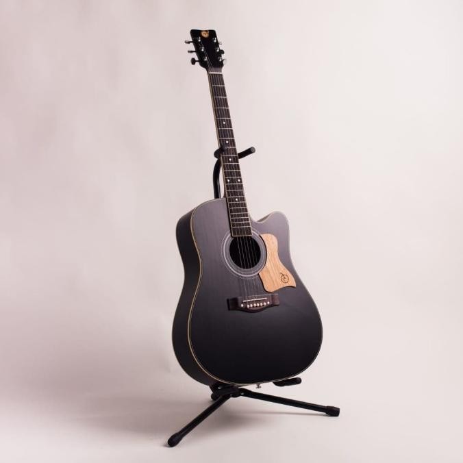 Gitar Akustik Mandalika L-02 Hitam Original Full Set