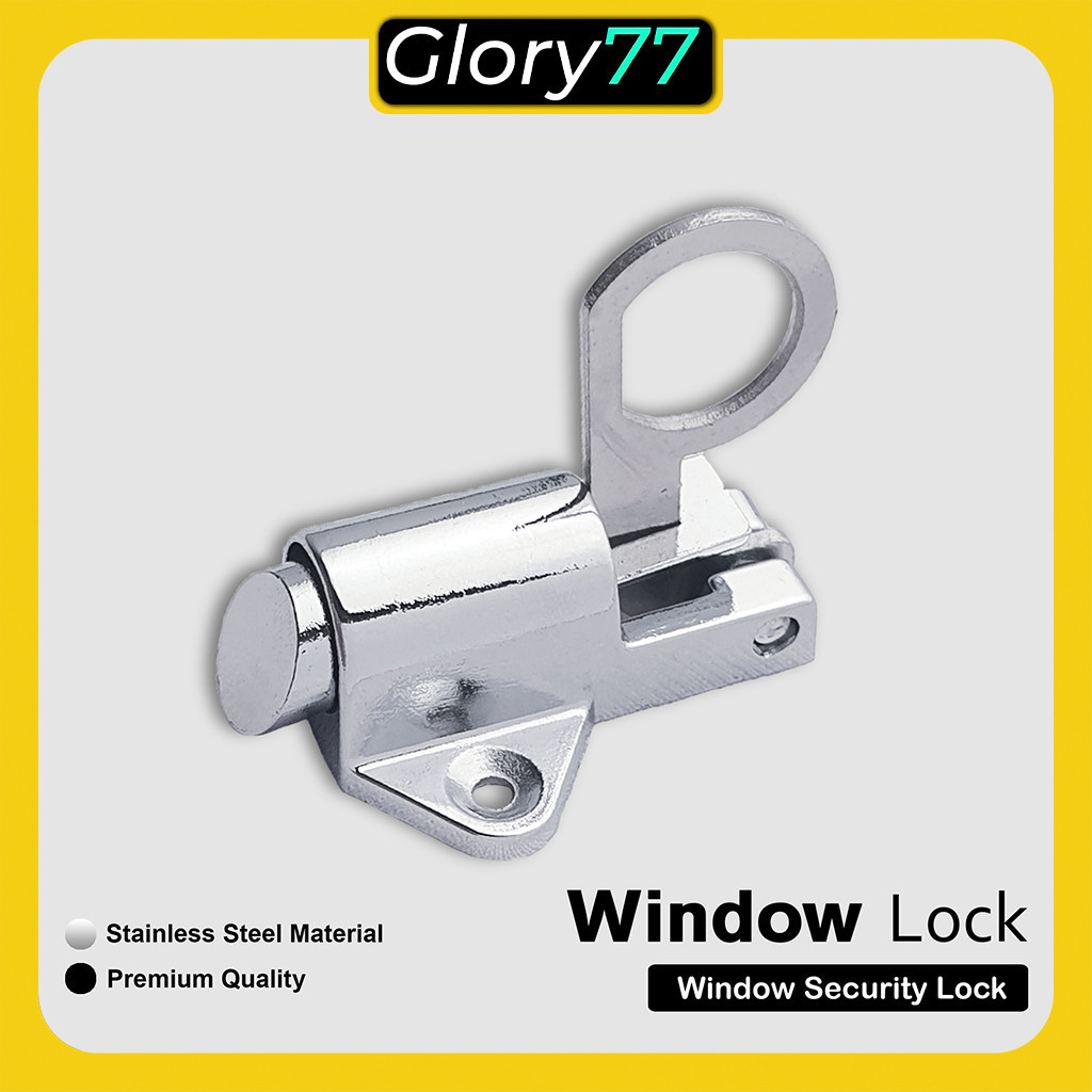 Spring Knip Tebal / Slot Jendela / Grendel Kodok / Knife / Kuningan GR996