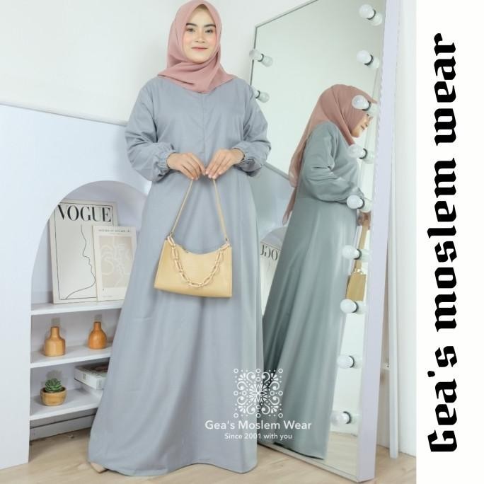 gamis polos premium toyobo basic