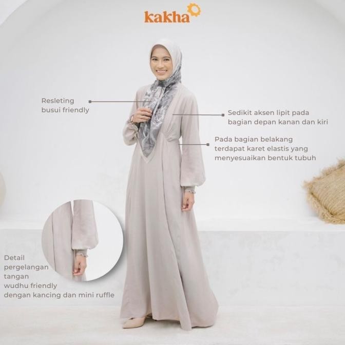 Kakha x Alyssa Soebandono / halmahera Series / Gamis Wanita / Gamis