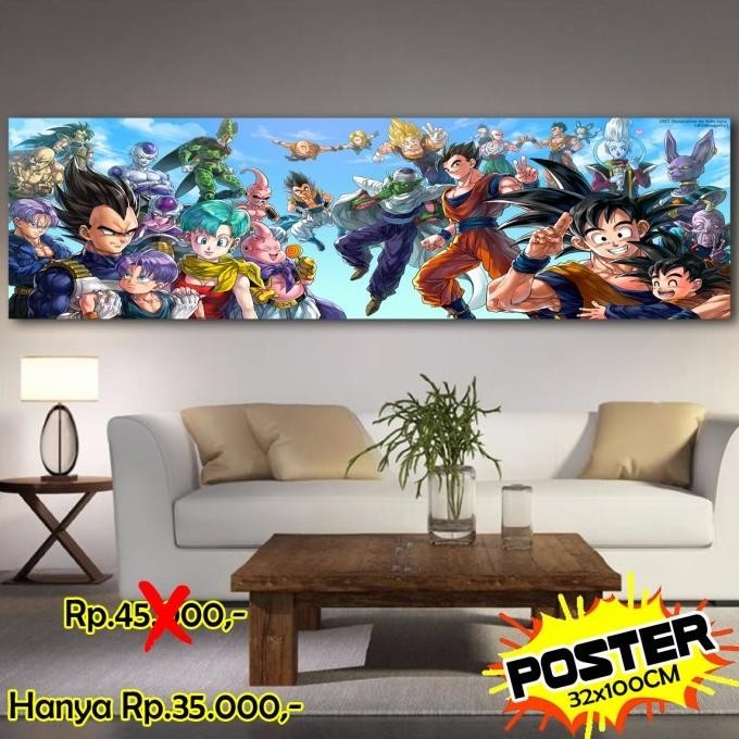 

POSTER DRAGON BALL-Z 100x32 FREE LAMINATING DOFF