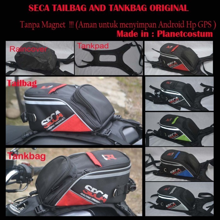 Tas Bagasi Motor Trail Motocross Touring Universal Plus Cover Hujan