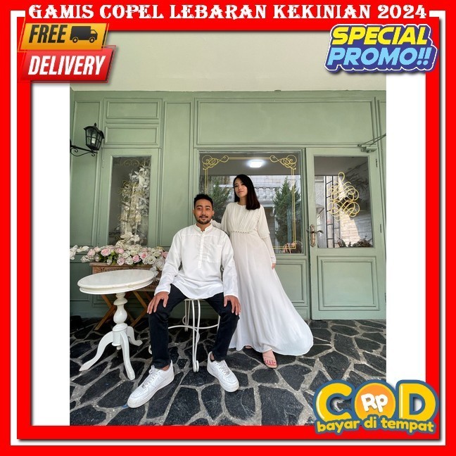 Sarimbit Lebaran 2024 Nagita Ori By Myzta Baju Keluarga Couple Pasangan Gamis Ibu Anak Kemeja Laki L