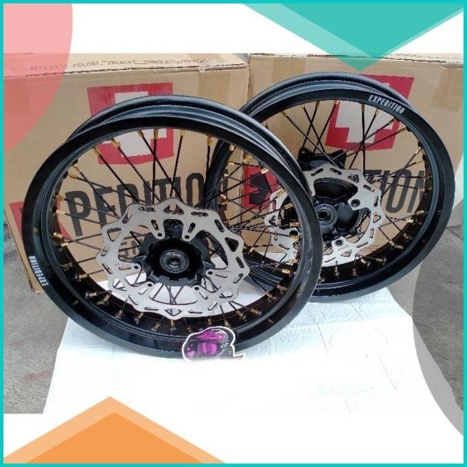 Velg Supermoto Crf 150 Expedition Set Tromol Expedition 300 - 17 / 350