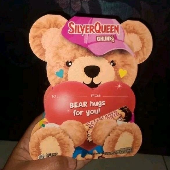 

BI9 SILVER QUEEN BERUANG VALENTINE CHOCOLATE BEAR BLACKPINK PHOTOCARD WDX