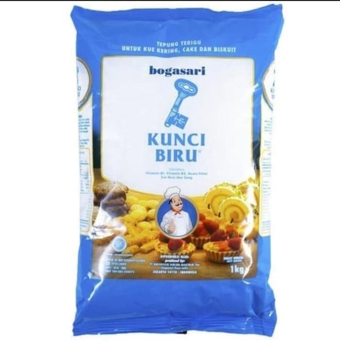 

Bettifer Tepung Terigu Kunci Biru 1Kg Dus