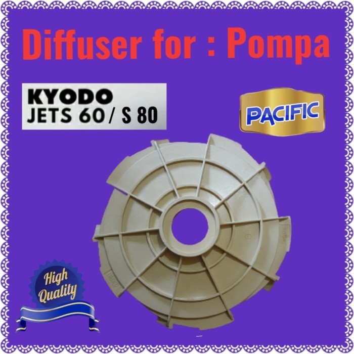 Diffuser pompa air centrifugal Kyodo jet S60 S80 pendorong s 80 60