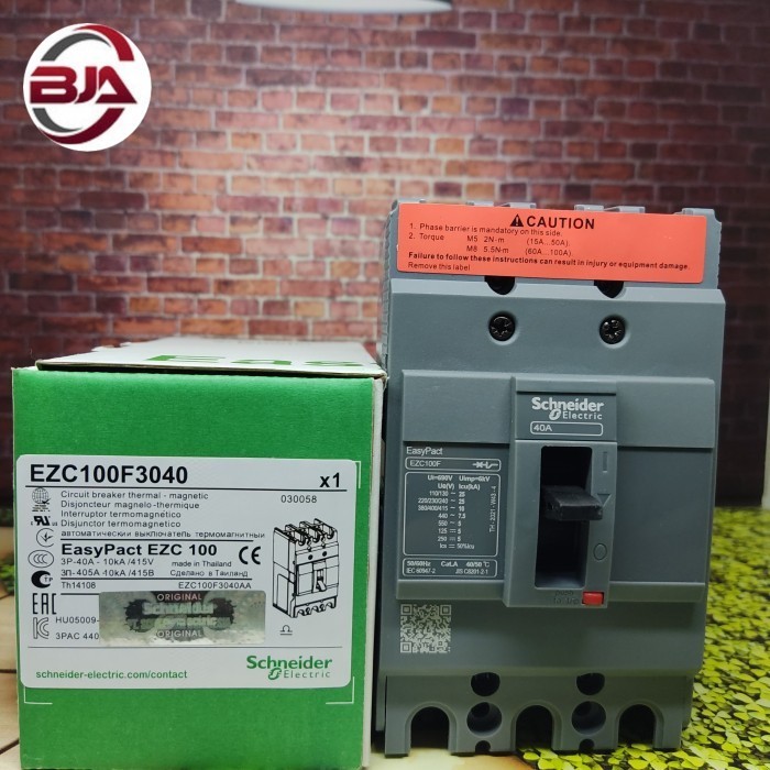 MCCB SCHNEIDER EZC100F 40A