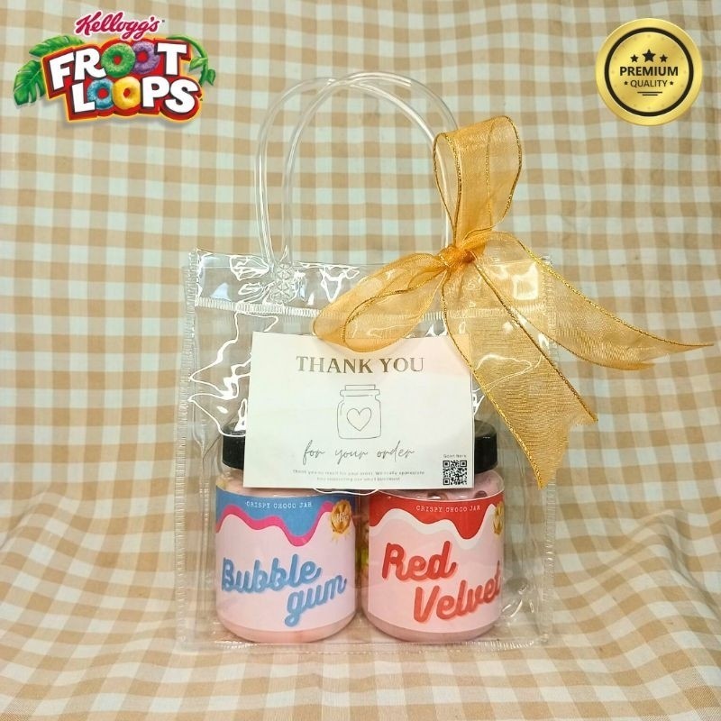 

MU1 HAMPERS CRISPY CHOCO JAR/BINGKISAN SNACK/HAMPERS WISUDA ULANG TAHUN VALENTINE LEBARAN S55