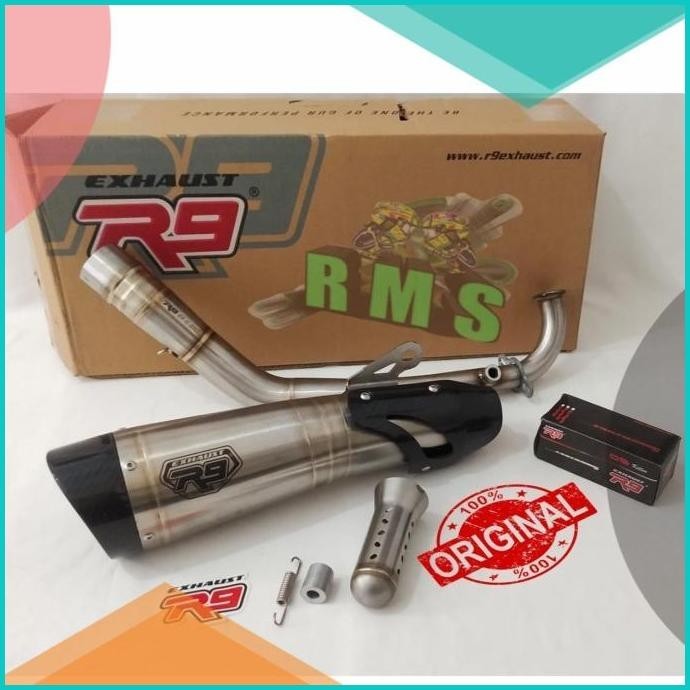 Knalpot R9 H2 SS New VARIO 160 2021 / Knalpot R9 H2 SS Original VARIO