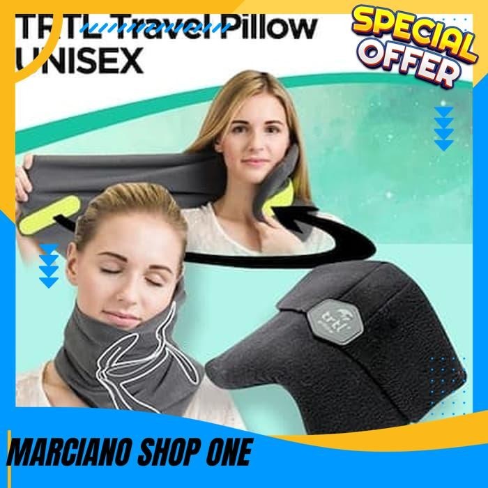 TRTL BANTAL SELIMUT LEHER TRAVEL PILLOW UNISEX HIGHT CLASS PRODUK 