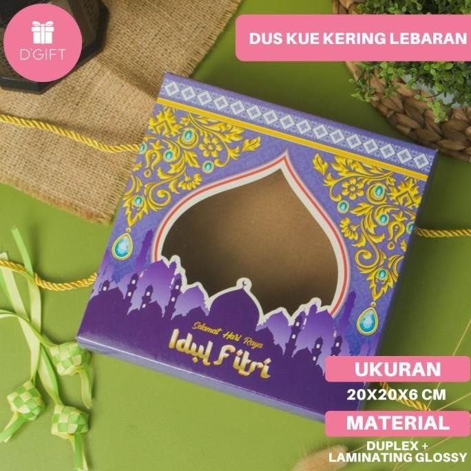 

Dus Kue Kering Lebaran Packaging Hampers Idul Fitri 4 Toples 250gr