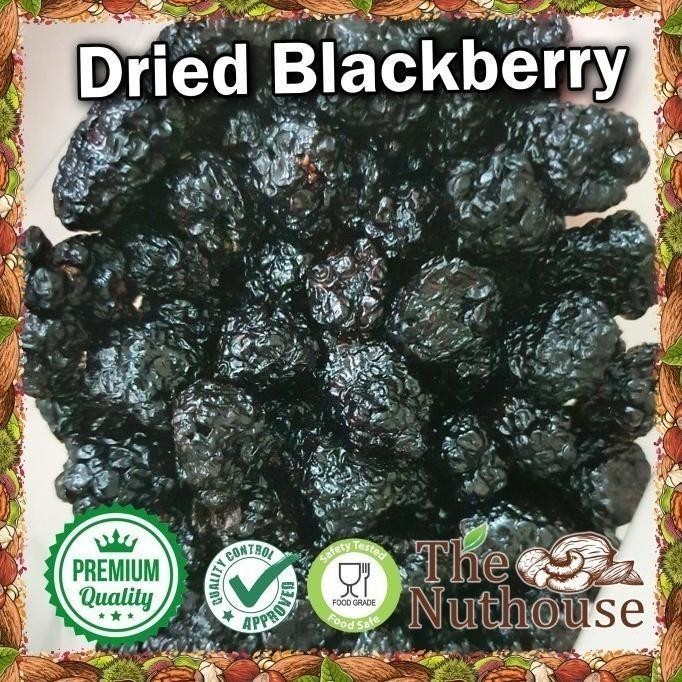 

TERBAIK! BEST SELLER 250GR DRIED BLACKBERRIES / BUAH BLACKBERRY KERING [PREMIUM