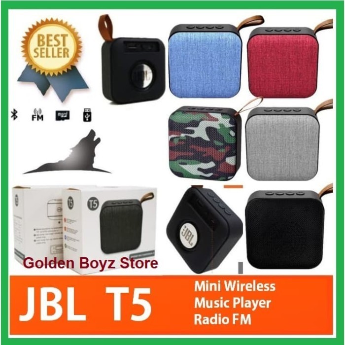 Speaker Jbl T5 / Jbl T5 / Speaker T5 Bluetooth Music Radio Fm Usb