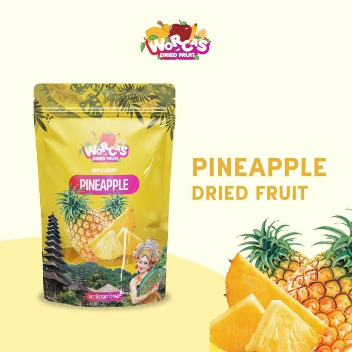 

TERBAIK! WORCAS DRIED FRUIT PINEAPPLE | BUAH KERING NANAS
