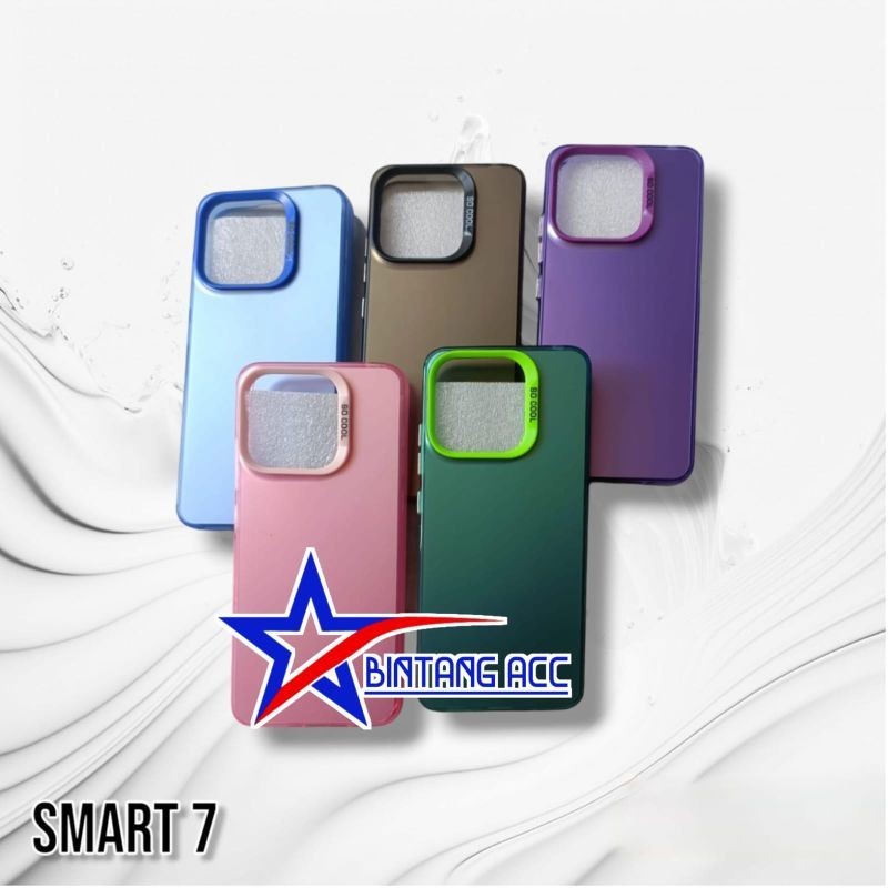 Case Imd Infinix Smart 7 Hybrid Plate Hologram Silikon