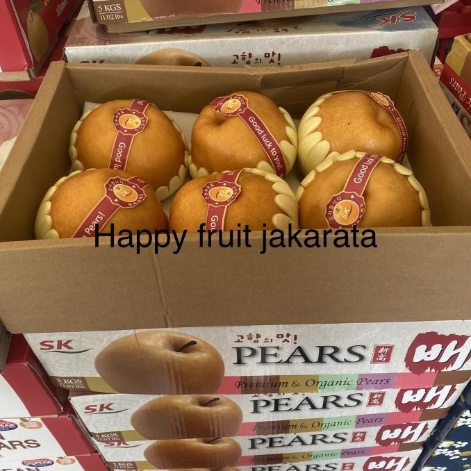 

Hampers Imlek 2024 | Buah Pear Singo Korea Original Premium Box 6S