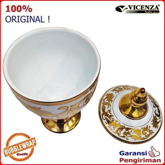 Toples Lebaran Set Toples Piala Set Toples Keramik Vicenza Tcrt 383 Berkualitas