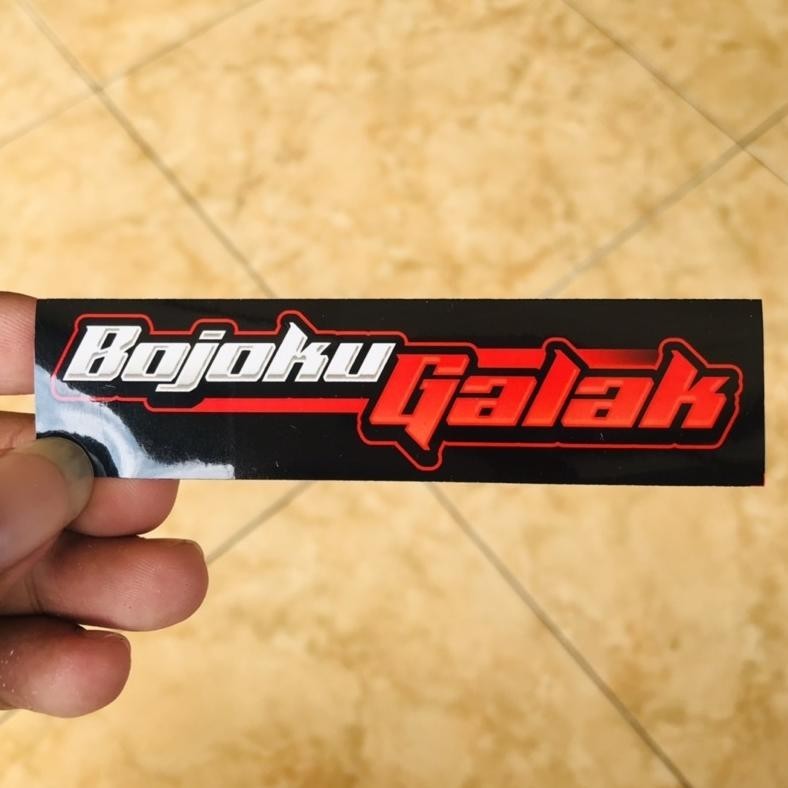 

karomstore Stiker Bojoku Galak Motor Racing Herex Vynil Anti Air Bijian - Soundbalapblitar ||