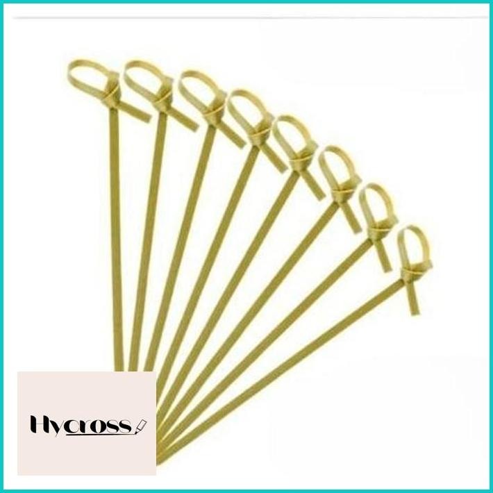BARU bamboo skewer skiwer bambu cocktail picks koktail pick skewer(8cm)