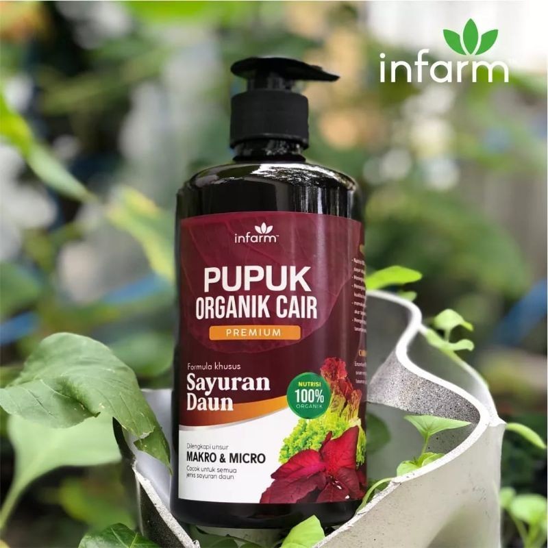 kasfarmPupuk Organik Cair Sayur Daun 500 ml Pupuk Cair Pupuk Sayuran Pupuk Organik Cair kasfarm