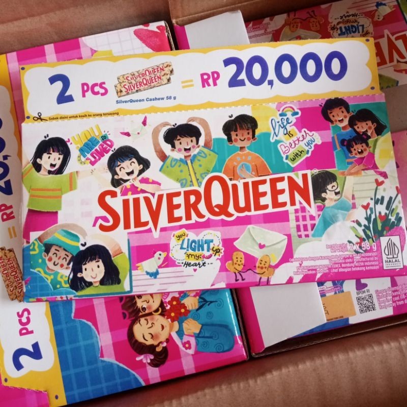 

V2B [PROMO] SILVERQUEEN ISI 2 EDISI VALENTINE AC8