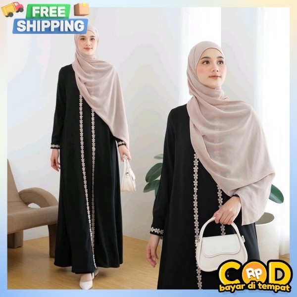 Baj Gamis Lengan Panjang Ghamis Famis Rmadahan Games Modis Trendy Ghamos Lebaran 2024 Juba Dris Ukur