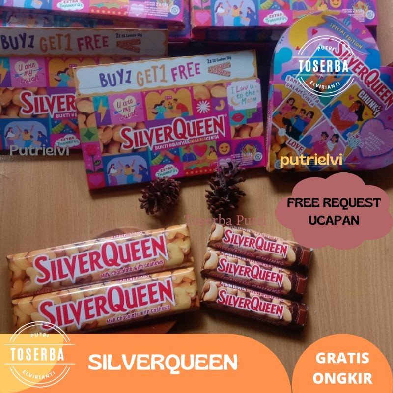 

YXI COKLAT SILVERQUEEN CHOCOLATE SILVERQUEEN BUY 1 GET 1 FREE COKELAT WW9
