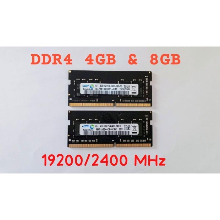 MEMORY RAM LAPTOP SAMSUNG 4GB 8GB DDR4 2400 MHz RAM SODIMM